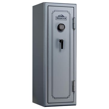 Wasatch 18-Gun Fireproof and Waterproof Safe with Electronic Lock in Pebble Gray, , large