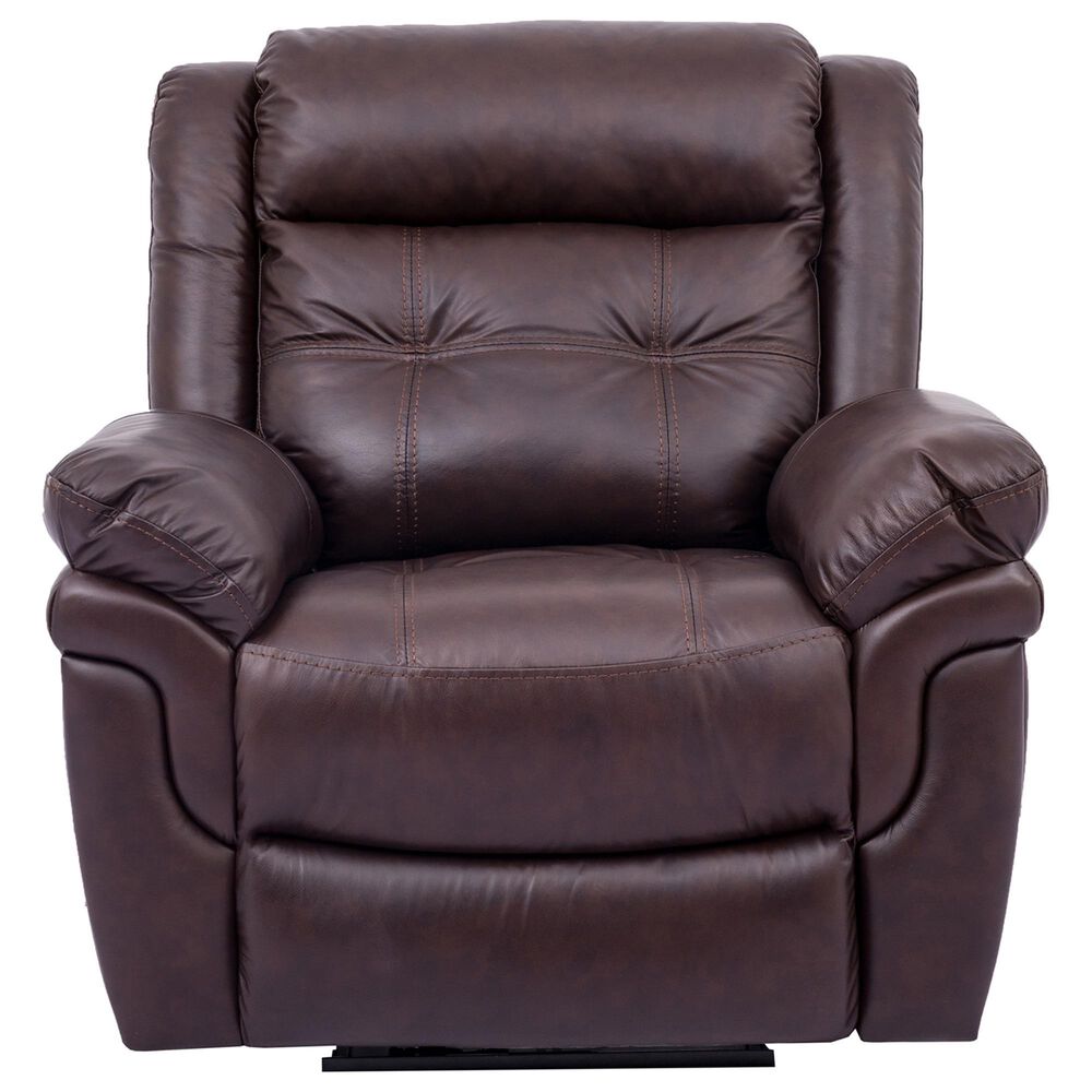 Blue River Marcel Manual Recliner in Dark Brown, , large