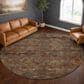 Dalyn Rug Company Aristo Paprika 8" Round Area Rug, , large