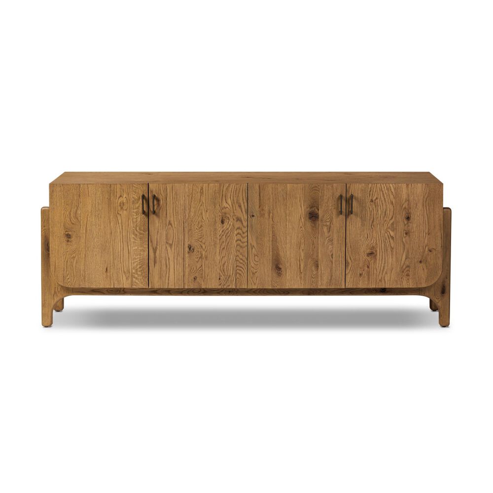 Four Hands Bloomfield Media Console in Worn Oak, , large