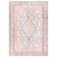 Surya Amelie AML-2326 2" x 2"11" Blush, Ivory, Aqua, Peach, Camel and Charcoal Area Rug, , large