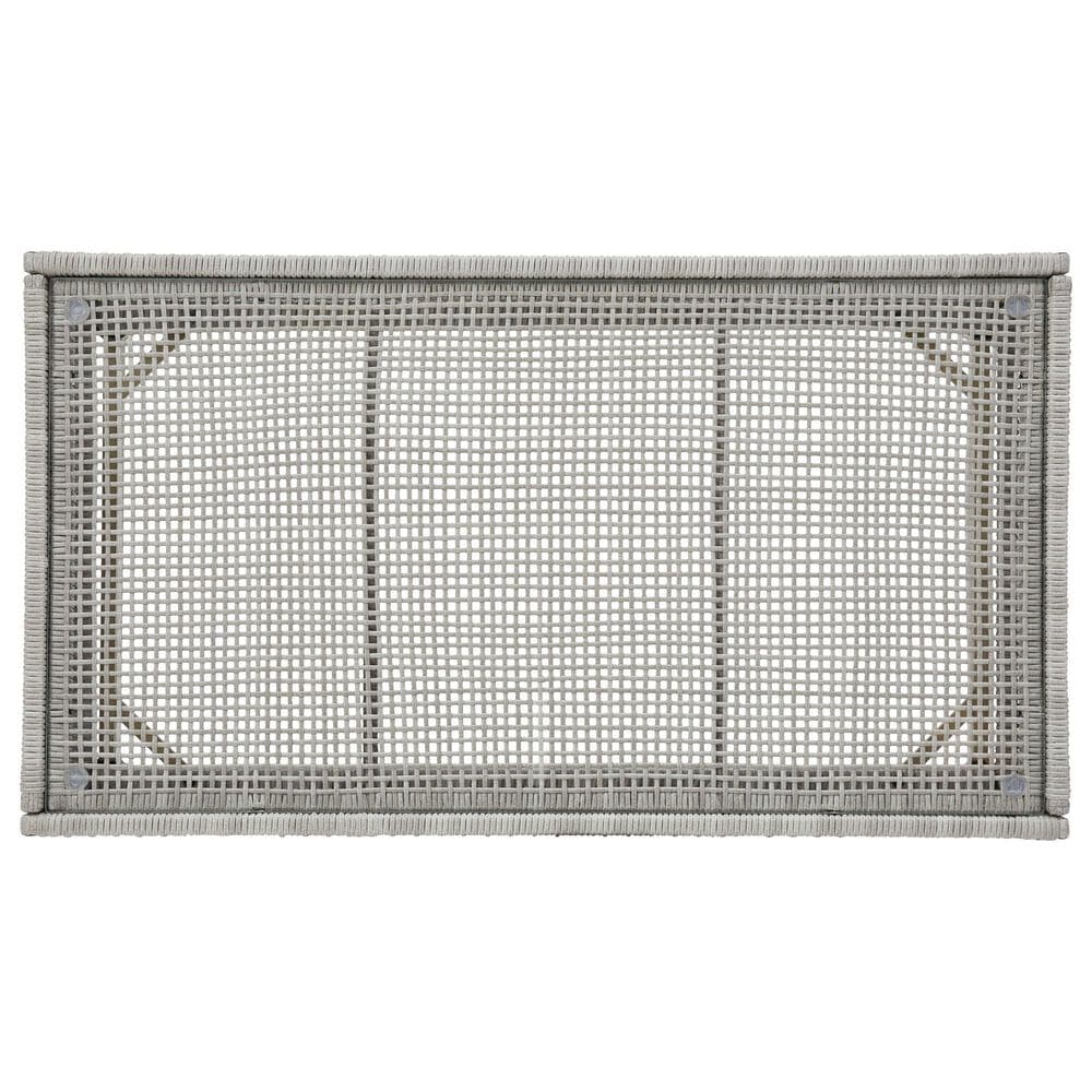 Ashley Seton Creek Patio Rectangular Cocktail Table in Gray, , large