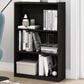 HOMLUX 3-Tier Display Bookshelf with Adjustable Shelves in Espresso, , large