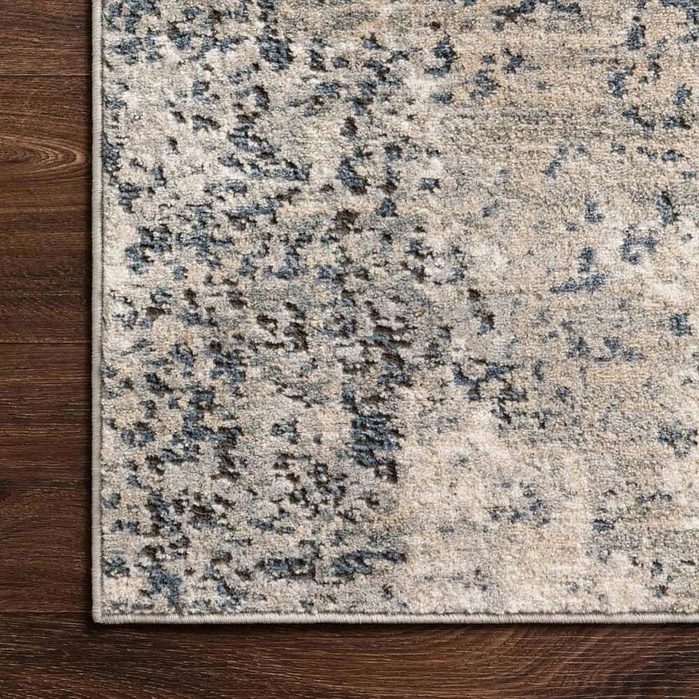 Loloi II Teagan TEA-07 5&#39;3&quot; x 7&#39;6&quot; Natural and Denim Area Rug, , large