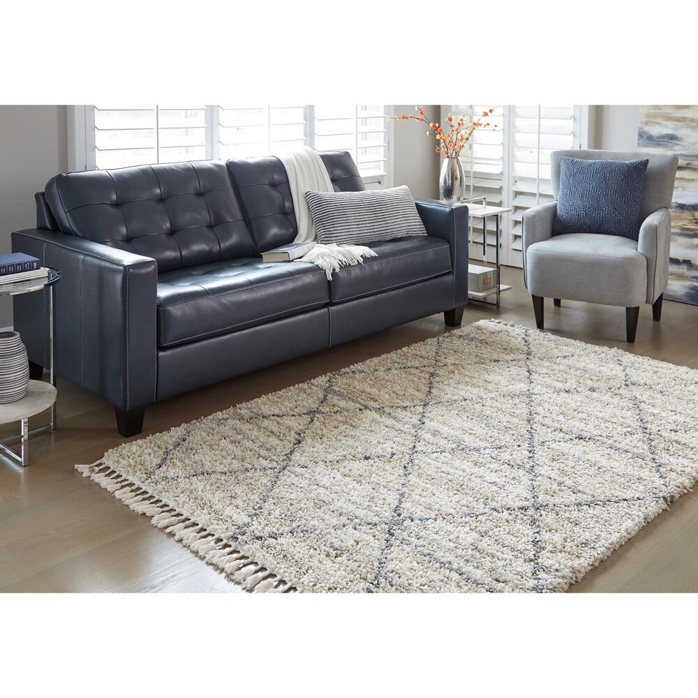 Ashley Abdalah 7&#39;10&quot; x 9&#39;10&quot; Beige and Gray Area Rug, , large