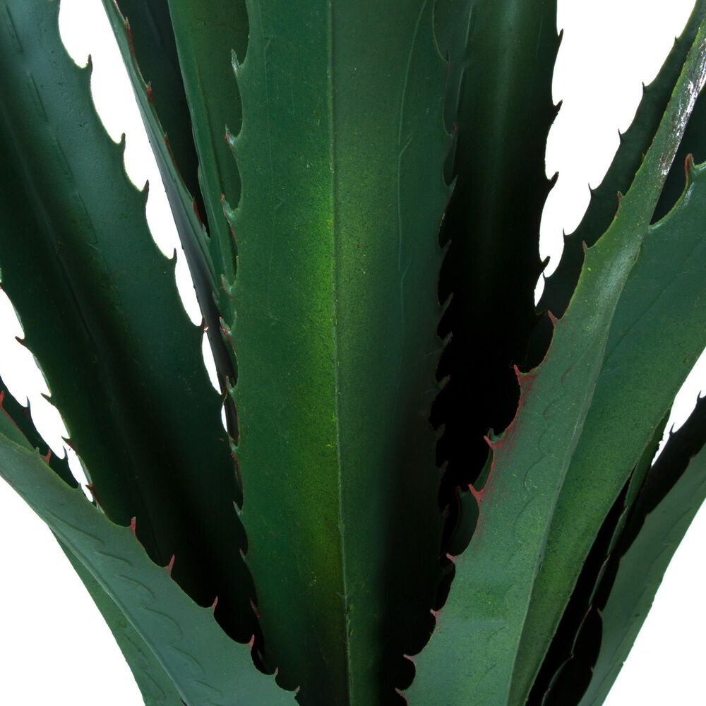 Timberlake 52" Artificial Giant Agave Floor Plant with Pot in Green, , large