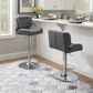 Linon Home Decor Bohen Swivel Bar Stool in Polished Chrome, , large