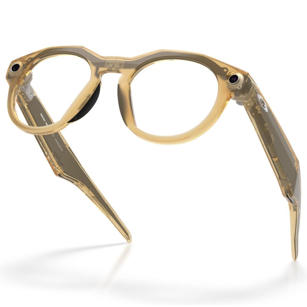 Oakley Sunglasses Meta HSTN Sunglasses with Transitions Brown Lenses in Light Curry, , large