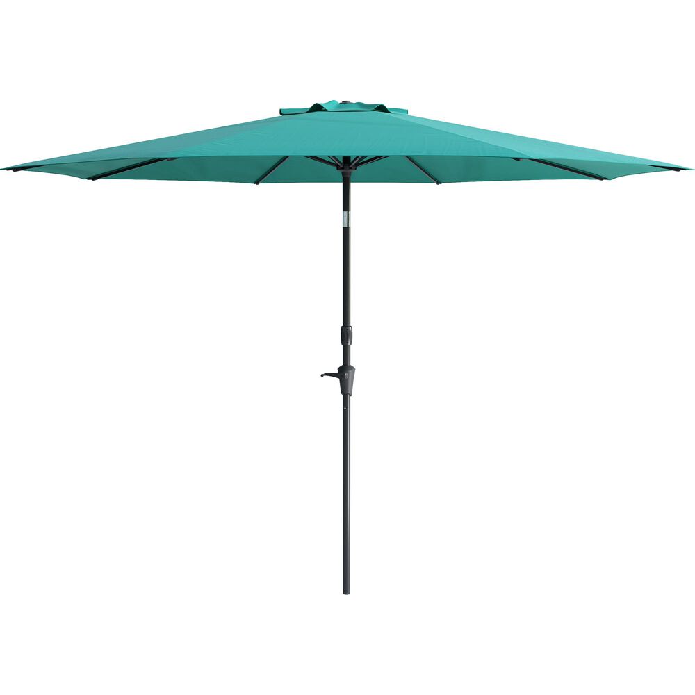 CorLiving 10&#39; UV &amp; Wind Resistant Patio Umbrella in Turquoise Blue, , large