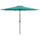 CorLiving 10" UV & Wind Resistant Patio Umbrella in Turquoise Blue, , large