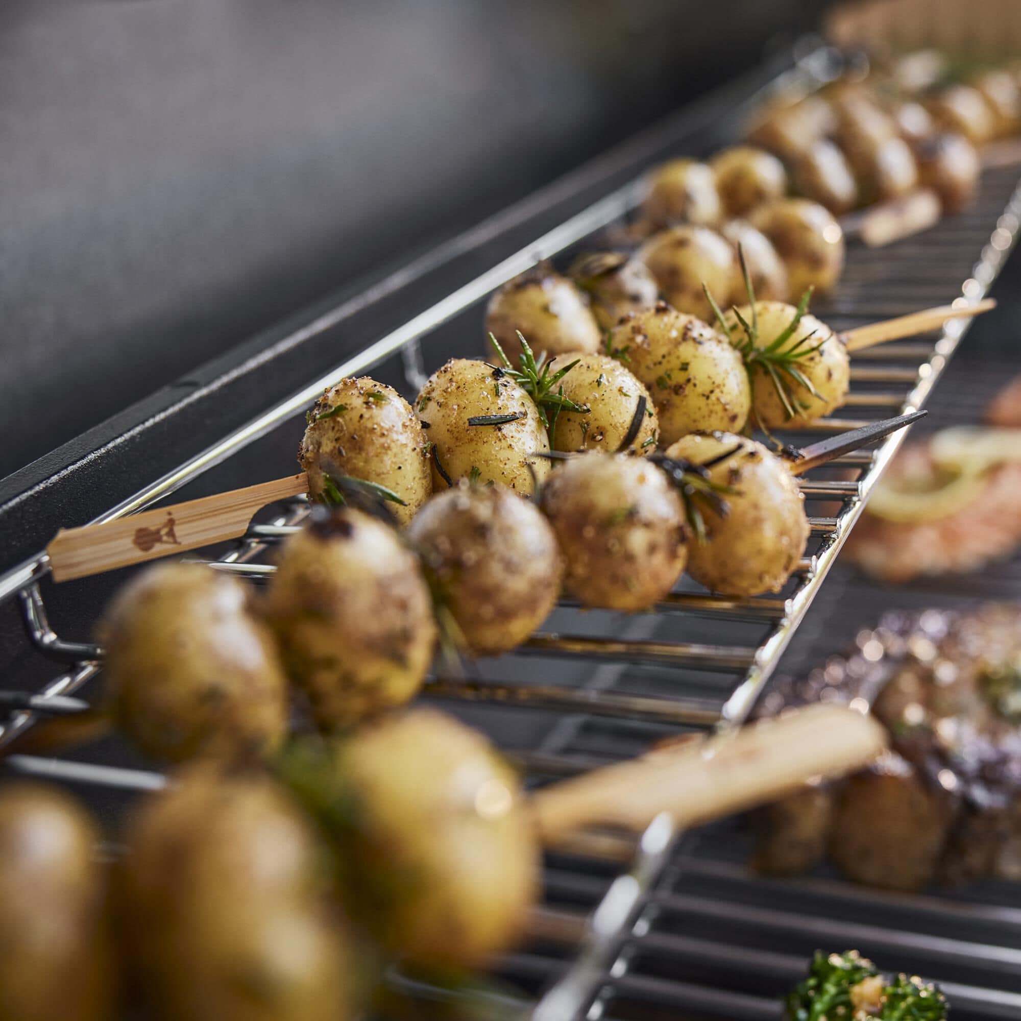 Weber Genesis S 415 4 Burner Liquid Propane Gas Grill in Stainless Steel NFM