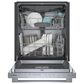 Bosch 300 Series 24"" Built-In Bar Handle Dishwasher with 8 Wash Cycles in Stainless Steel, , large