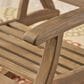 Hearth and Haven Sunview Outdoor Rocking Chair with Retractable Footrest in Grey, , large