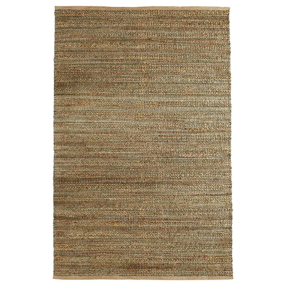 L&R Resources Natural Fiber 5" x 7"9" Smoke Green Area Rug, , large