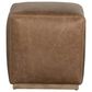 Rowe Furniture Dena Leather Ottoman in Brown, , large