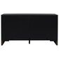 Flexsteel Waterfall 3-Drawer Buffet in Deep Ebony and Dark Brown, , large