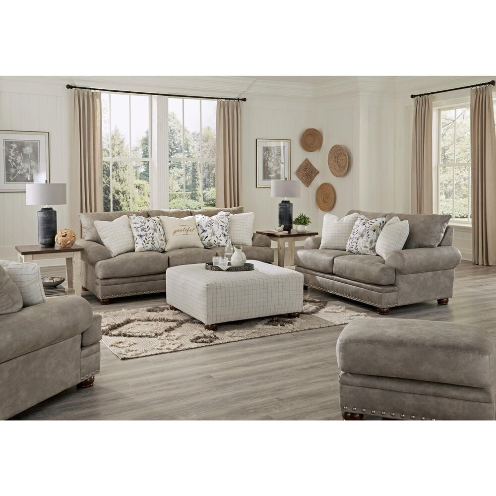 Hartsfield Briarcliff Stationary Loveseat in Pebble, , large