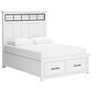 Ashley 5-Piece Queen Bedroom Set in White and Natural, , large