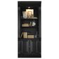 Hooker Furniture Telluride Door Bunching Bookcase in Black with Reddish Brown Rub-Through, , large