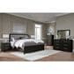 Ashley Maeling 4 Piece Queen Panel Bedroom Set in Matte Black, , large