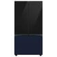 Samsung Bespoke Bespoke 3-Door French Door Refrigerator Top Panel in Charcoal Glass, , large