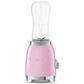 Smeg 2-Speed Personal Blender in Pastel Pink and Chrome, , large