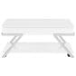 Steve Silver Furniture Zena Lift-Top Cocktail Table with Casters in White and Chrome, , large