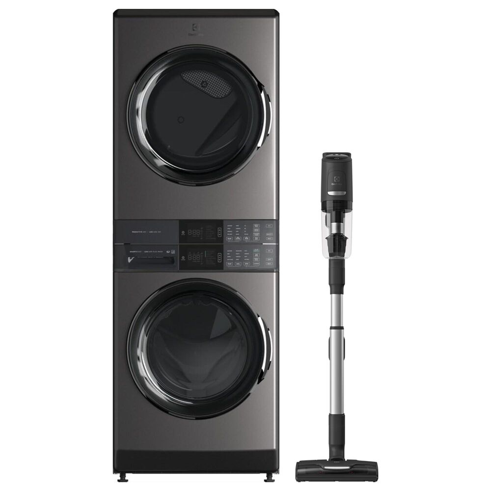 Electrolux 27" Gas Laundry Center in Titanium & Ultimate 800 Stick Vacuum , , large
