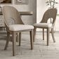 Furniture of America Sterling West Side Chair in White Oak (Set of 2), , large