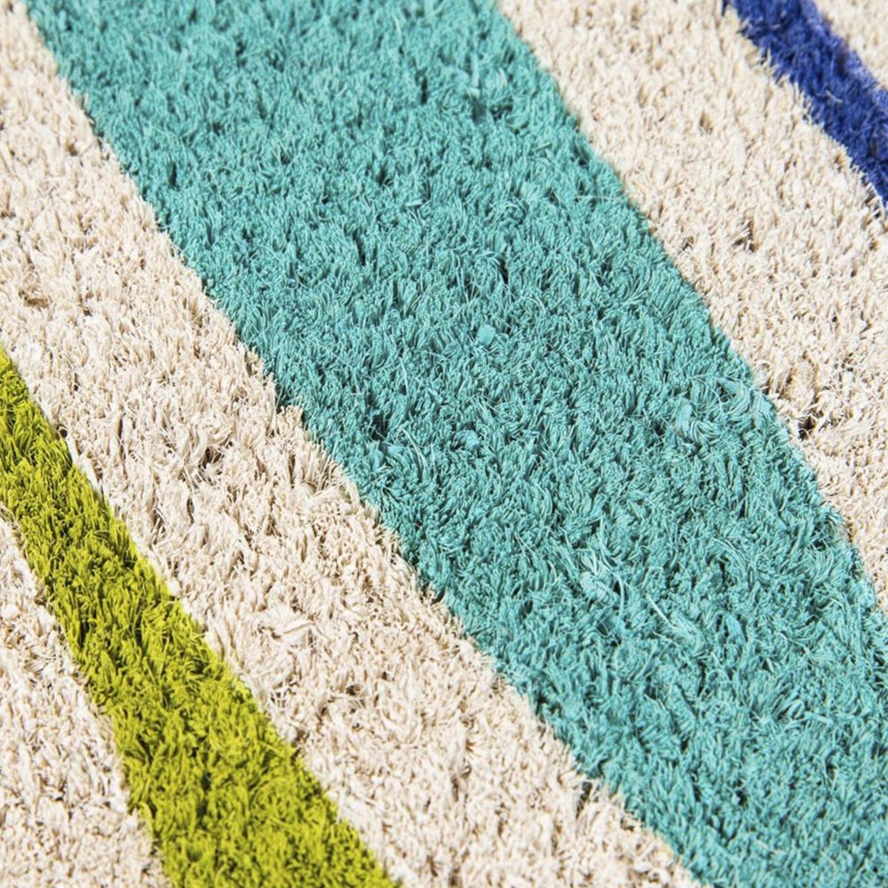 Novogratz Aloha Welcome ALO-3 1&#39;6&quot; x 2&#39;6&quot; Multicolor Door Mat, , large