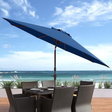 CorLiving 10" UV & Wind Resistant Patio Umbrella in Cobalt Blue, , large