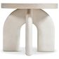 Bernhardt Antibes Round End Table in Roz and Pumice, , large