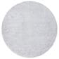 Safavieh August Shag 6"7" Round Light Grey Area Rug, , large