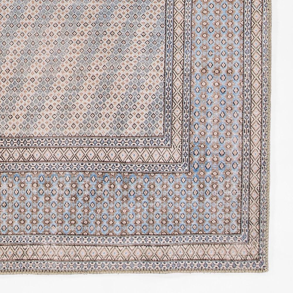 Momeni Afshar 3&#39; x 5&#39; Blue Area Rug, , large