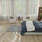 Nourison Courtyard Ivory and Blue 3" x 5" Indoor/Outdoor Area Rug, , large