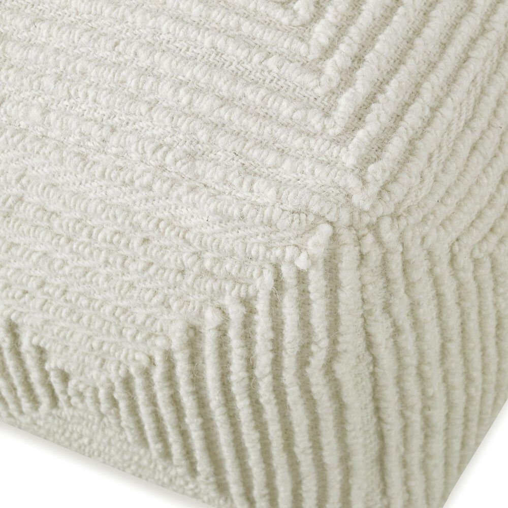 Uttermost Sovanna Pouf in Ivory, , large