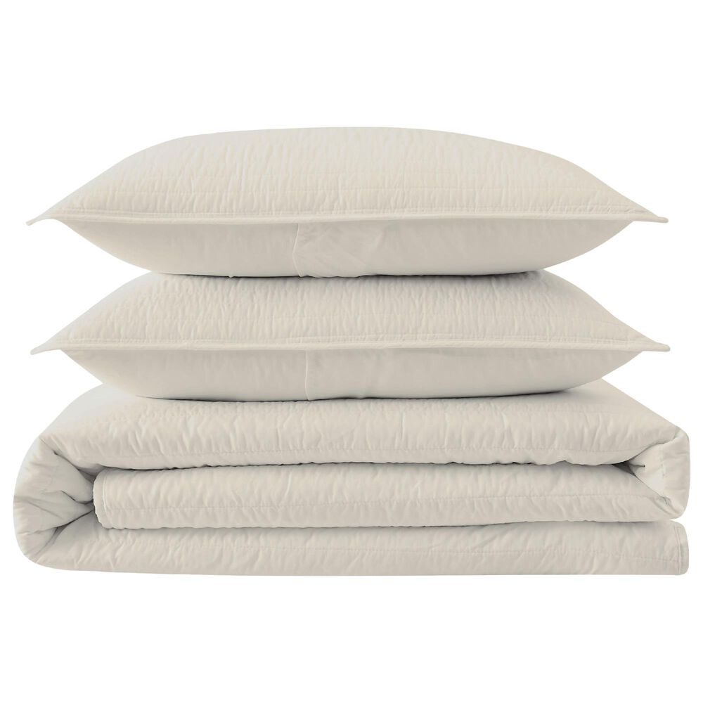 Pem America Truly Calm Antimicrobial 2-Piece Twin/Twin XL Quilt Set in Khaki, , large