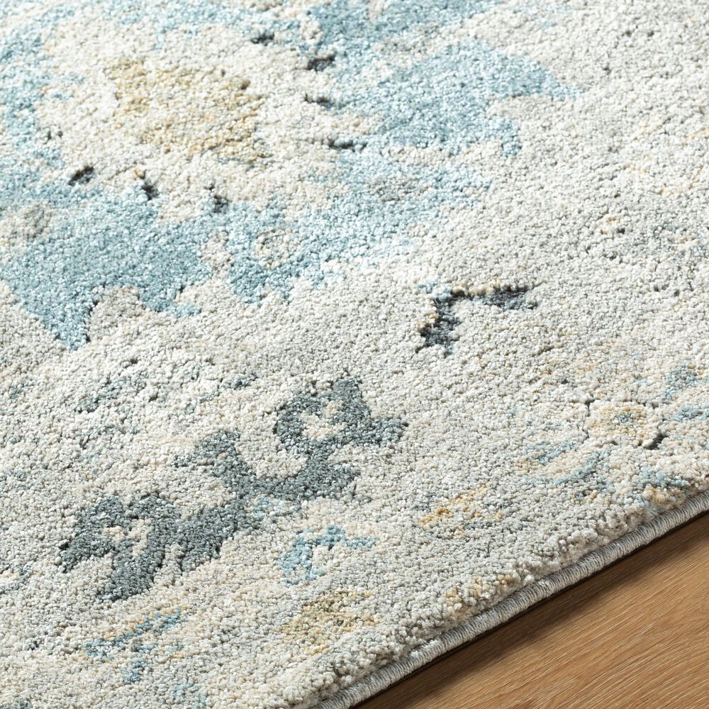 Surya Avellino 12&#39; x 15&#39; Light Beige, Deep Teal, Light Olive, Gray, Tan and Denim Area Rug, , large