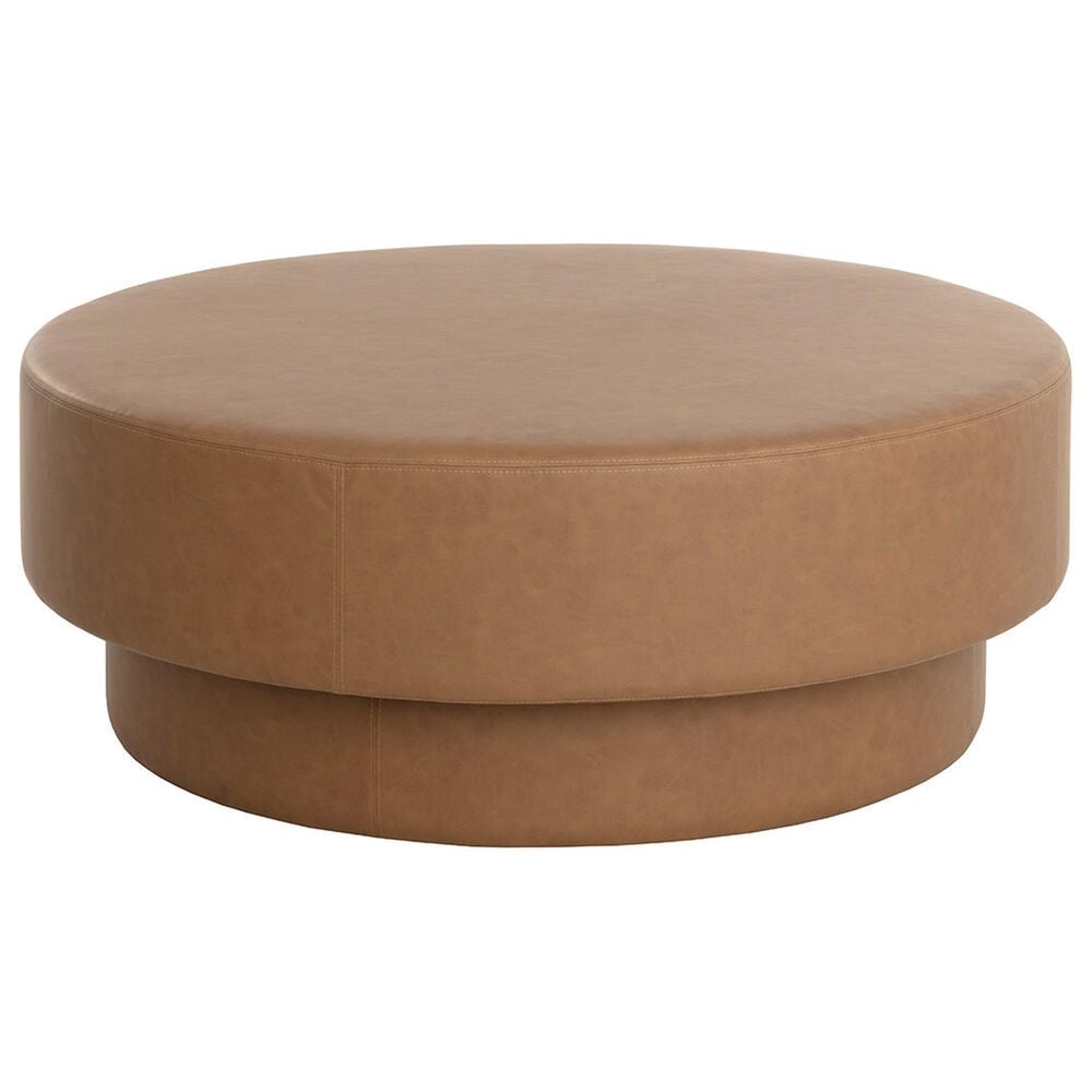 37B Arlo Ottoman in Milliken Cognac, , large