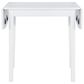 Linon Home Decor Torino Drop Leaf Dining Table in White - Table Only, , large