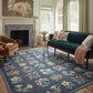 Rifle Paper Co. x Loloi Rosa Hawthorne 8"4" x 11"6" Navy Area Rug, , large