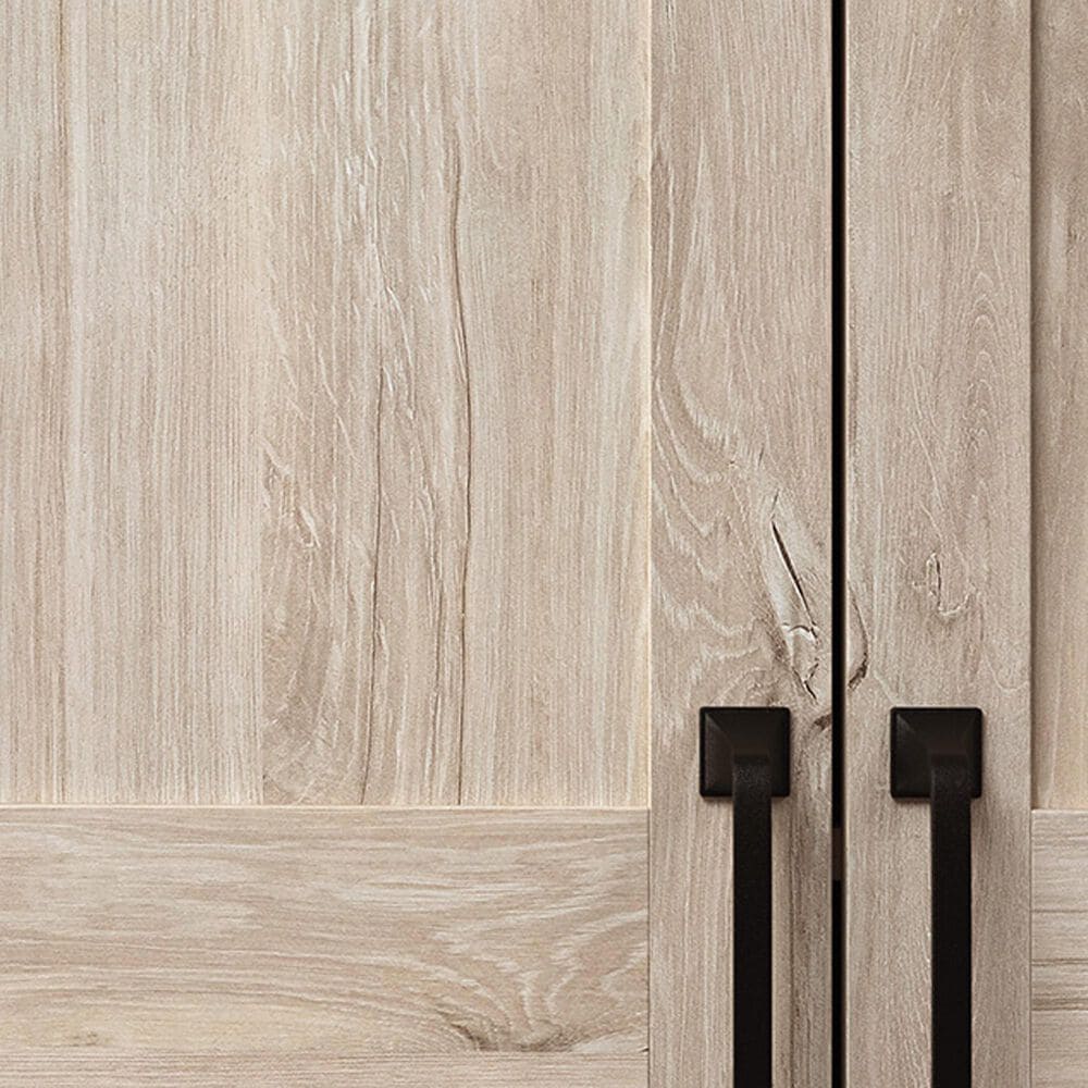 Sauder 2 Door Storage Cabinet in Chalk Oak, , large