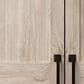 Sauder 2 Door Storage Cabinet in Chalk Oak, , large