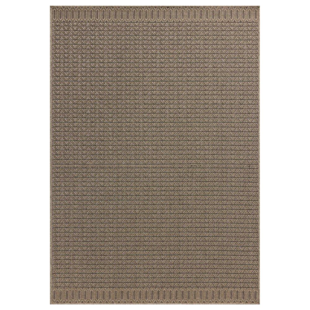 Loloi II Providence 7"6" Round Natural and Graphite Indoor/Outdoor Area Rug, , large