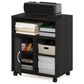 HOMLUX Large Home Office Under Desk Printer Stand in Espresso, , large