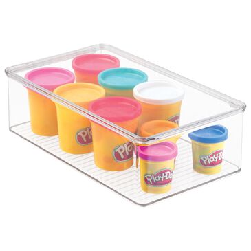 mDesign Playroom Storage Organizer in Clear (Set of 8), , large