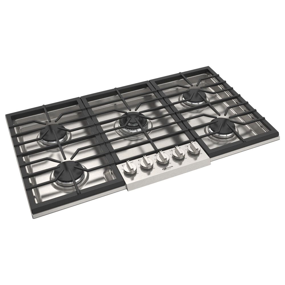 Fulgor Milano 36&quot; Natural Gas Cooktop with Central Dual Burner in Stainless Steel, , large