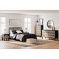 Ashley Charlang 5 Drawer Chest in Matte Black and Beige, , large