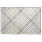 Dalyn Rug Company Soft Essentials Plaid Linen 2"6" x 3"10" Indoor/Outdoor Area Rug, , large