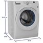 GE Appliances 4.6 Cu. Ft. Smart Front Load Washer with UltraFresh Vent System in White, , large